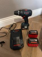 Bosch GSR 14.4 V-LI Schroefmachine + 3 Accu's, Variabele snelheid, Ophalen of Verzenden, Minder dan 400 watt, Zo goed als nieuw