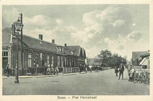 (380-711-017) Goes Piet Heinstraat, Verzamelen, Ansichtkaarten | Nederland, Zeeland, Verzenden