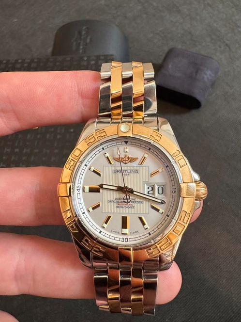 Breitling Galactic 41, 2015, Rosé goud, Fullset, Mint, Sieraden, Tassen en Uiterlijk, Horloges | Heren, Zo goed als nieuw, Breitling