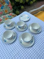 Set van 5 kop en schotels + 1 extra schotel arabia finland, Antiek en Kunst, Ophalen of Verzenden