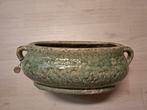 Aardewerken pot langwerpig, Ophalen, Zo goed als nieuw, Groen, Steen of Mineraal