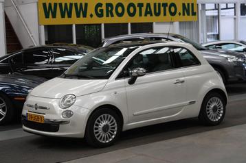 Fiat 500 1.2 Lounge Panoramadak, NAP, Airco, Stuurbekrachtig beschikbaar voor biedingen