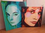 2 Frank Wagtmans vrouw portret schilderij design art kunst, Ophalen