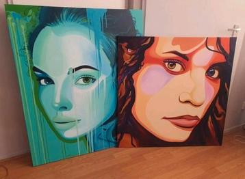 2 Frank Wagtmans vrouw portret schilderij design art kunst beschikbaar voor biedingen