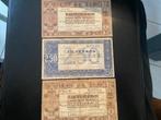 3 x zilverbonnen 1938 - 1 en 2,5 gulden, Postzegels en Munten, Bankbiljetten | Nederland, Ophalen of Verzenden, Setje