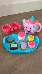 Compleet Fisher price theeservice met lichtjes en muziek, Ophalen of Verzenden, Zo goed als nieuw, Speelset