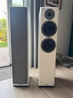 Dynaudio Emit M30 ivoorwit, Gebruikt, 120 watt of meer, Front, Rear of Stereo speakers, Ophalen