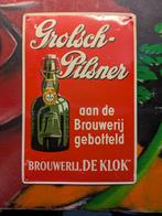 zeldzame grolsch pilsner bord, Verzamelen, Ophalen of Verzenden, Zo goed als nieuw, Reclamebord, Plaat of Schild, Grolsch