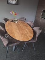 Eettafel mango ZGAN, Huis en Inrichting, Tafels | Eettafels, 200 cm of meer, Ophalen of Verzenden, Zo goed als nieuw, Vijf personen of meer