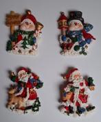 Kerst Koelkast magneten vintage., Ophalen of Verzenden