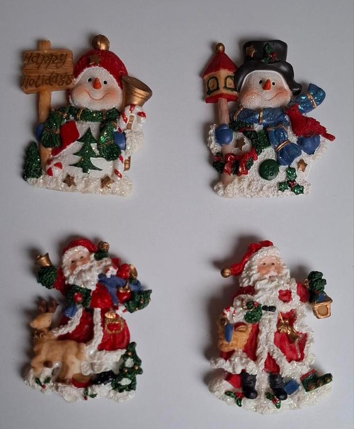 Kerst Koelkast magneten vintage., Diversen, Kerst, Ophalen of Verzenden