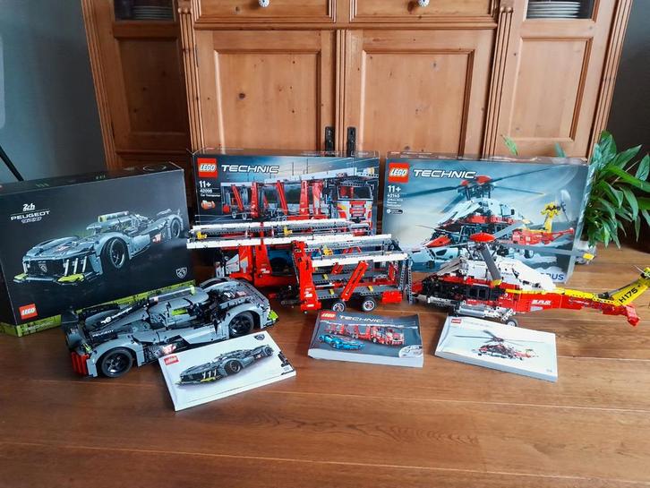 3x Lego Technic sets, Kinderen en Baby's, Speelgoed | Duplo en Lego, Zo goed als nieuw, Lego, Complete set, Ophalen of Verzenden