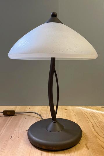 Bronzen Italiaans design Mushroom tafellamp (Luce & Light)