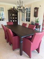 prachtige eetkamertafel 220x100cm nieuw € 1299,00, Ophalen, Eikenhout, 200 cm of meer, 50 tot 100 cm