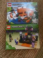 Lego Minecraft - 21242 en 21178, Ophalen of Verzenden, Gebruikt