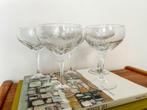 5x champagne coupes / glazen kristalglas ster, Ophalen of Verzenden, Gebruikt, Overige typen
