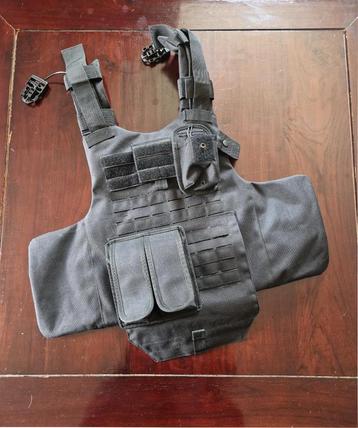 MOLLE VEST | 3 ACCESSOIRES | KEVLAR | AIRSOFT/SCHIETSPORT beschikbaar voor biedingen
