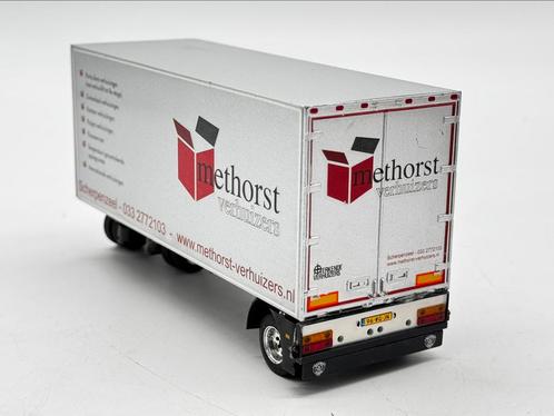 WSI schamelaanhanger SCANIA METHORST VERBOUW, Hobby en Vrije tijd, Modelauto's | 1:50, Gebruikt, Bus of Vrachtwagen, Wsi, Ophalen of Verzenden
