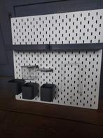 Ikea Skadis ophangsysteem met bakjes, Ophalen, Zo goed als nieuw