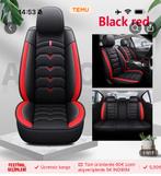 Autostoelhoes - Zwart/Rood - 5x voor, achter mid., Auto diversen, Auto-accessoires, Ophalen of Verzenden, Nieuw