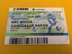 ⚽ Ticket Uefa-Cup Nac - Gandzasar Kapan 2009/2010 ⚽, Verzamelen, Sportartikelen en Voetbal, Ophalen of Verzenden, NAC Breda