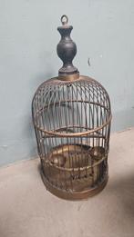 Antieke koper vogelkooi, Ophalen of Verzenden