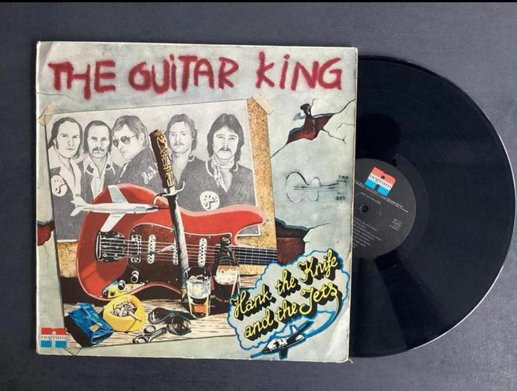 Hank the Knife and the Jets - The Guitar King LP, Cd's en Dvd's, Vinyl | Rock, 12 inch, Ophalen of Verzenden