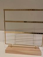 Oorbellenrekje goud NIEUW, Sieraden, Tassen en Uiterlijk, Oorbellen, Ophalen, Zo goed als nieuw, Knopjes of Stekers, Goud