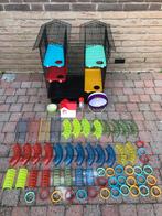 Hamster kooi met accessoires, Ophalen, Kooi, Gebruikt, 60 tot 90 cm