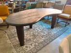 ⚠️LET OP⚠️John Miller Eettafel Organische zwart Mangohout, Ophalen, 100 tot 150 cm, Organische, Vijf personen of meer