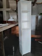 Wit smal kastje - 2 meter hoog, Huis en Inrichting, Kasten | Kledingkasten, Ophalen, 200 cm of meer, Modern, 25 tot 50 cm