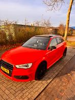 Audi A3 1.4TFSI G-tron Panorama Pano 3x S-line Keyless entry, Auto's, Audi, Bluetooth, Zwart, 4 cilinders, CNG (Aardgas)