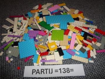 Partij 138=500x Lego plaatjes beschikbaar voor biedingen