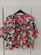 Benetton blouse met  kersenprint mt.XL, Kleding | Dames, Benetton, Ophalen, Zo goed als nieuw, Maat 46/48 (XL) of groter