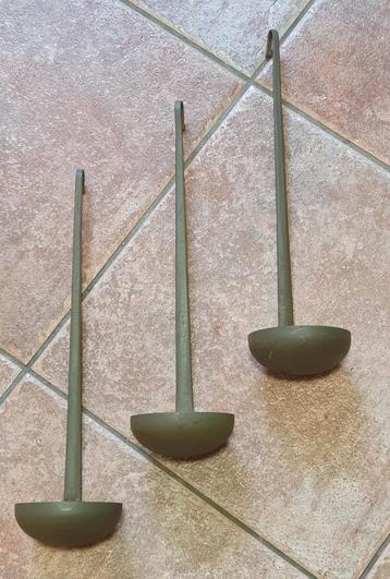 3x metalen hang lepel.   beschikbaar voor biedingen