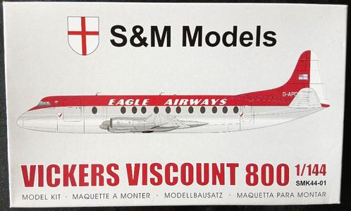 Vickers Viscount 800. Schaal 1:144. S&M Models SMK44-01, Hobby en Vrije tijd, Modelbouw | Vliegtuigen en Helikopters, Zo goed als nieuw