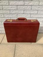Mooie attaché koffer cognac bruin, Slot, Minder dan 35 cm, Leer, Minder dan 50 cm