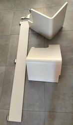 Auping Auronde nachtkastjes met achterplank, Huis en Inrichting, Slaapkamer | Nachtkastjes, Ophalen, Gebruikt, 65 cm of meer, Minder dan 55 cm