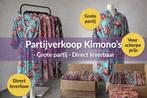 Partijverkoop  80 Trendy Katoenen Kimono’s – Bloemenprint, Ophalen of Verzenden, Nieuw, Maat 38/40 (M)