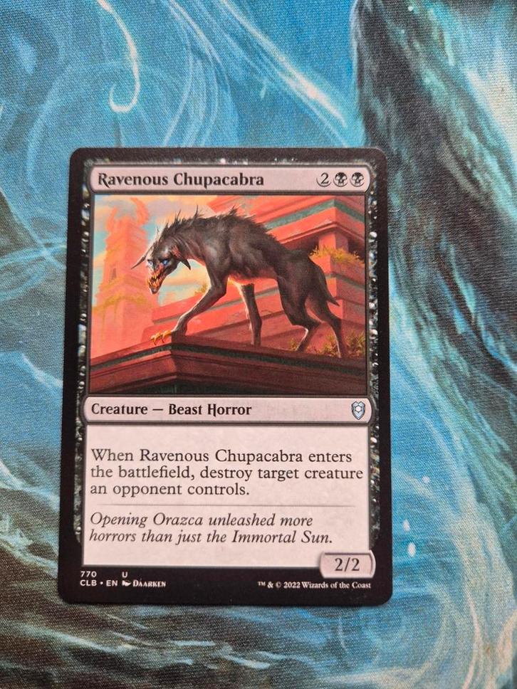 Ravenous Chupacabra - Commander Legends: Battle for Baldur's, Hobby en Vrije tijd, Verzamelkaartspellen | Magic the Gathering