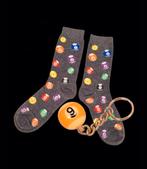 POOL BILJART SOKKEN (UNISEX) + SLEUTELHANGER POOL BALL, Ophalen of Verzenden, Nieuw