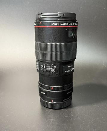 Canon Macro EF 100mm  f/2.8  L  IS  USM beschikbaar voor biedingen