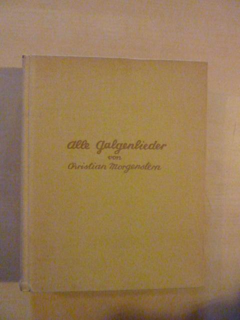 Christian Morgenstern - Alle galgenlieder, Boeken, Gedichten en Poëzie, Gelezen, Ophalen of Verzenden