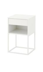 Nachtkastje wit IKEA (Vikhammer), Ophalen, Overige materialen, Minder dan 45 cm, 55 tot 70 cm