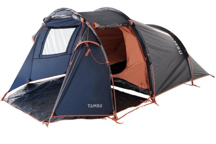 Tambu JANGALA 4 persoons tunneltent DUURZAAM, Caravans en Kamperen, Tenten, tot en met 4, Nieuw, Ophalen of Verzenden