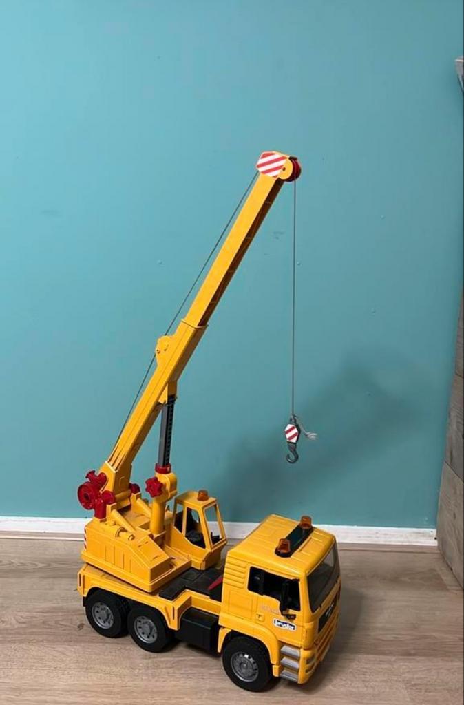 Bruder Telescoop Vrachtwagen - Speelgoed, Kinderen en Baby's, Speelgoed | Overig, Gebruikt, Jongen of Meisje, Ophalen of Verzenden