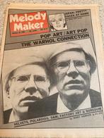 MELODY MAKER 1980 LEE PERRY Andy Warhol JOY DIVISION Japan, Ophalen of Verzenden, Muziek, Film of Tv