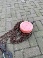 Goed werkende kettingtakel, Ophalen, Gebruikt