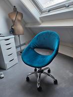 Bureaustoel turquoise, Ophalen of Verzenden, Gebruikt, Blauw, Bureaustoel