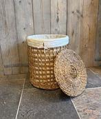 Wasmand met deksel  en waszak, Ophalen of Verzenden, Zo goed als nieuw, Rechthoekig, Riet